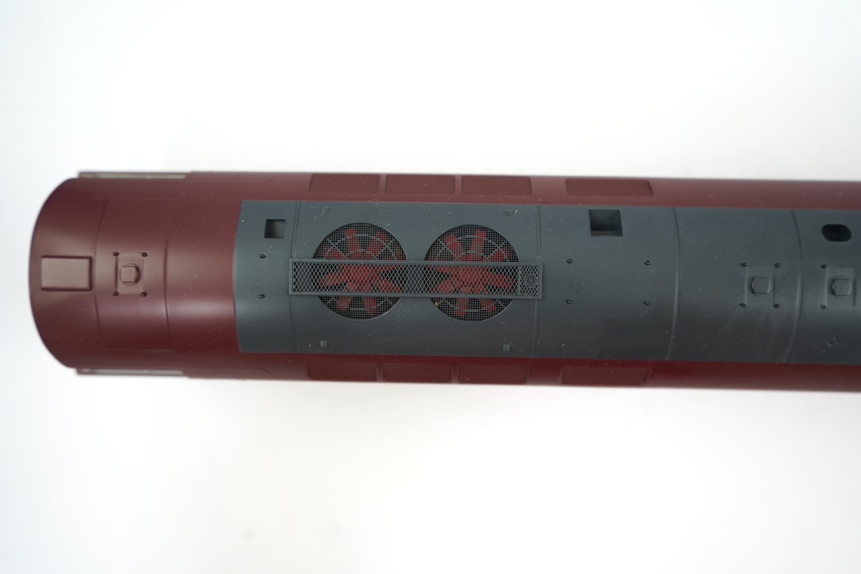 An 0 Gauge Heljan model Class 52 Western Challenger D1019 Co-Co diesel hydraulic locomotive, powered for two rail operation, with original box.